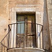 Particolare del balcone - Bisegna (Abruzzo)